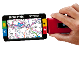 Ruby handheld video magnifier - NY Low Vision Products